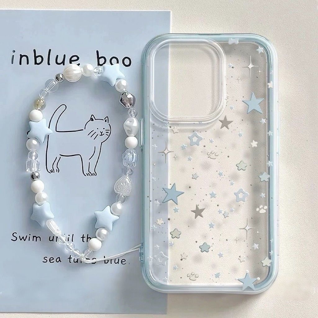 ความงามสาว Bintang Blue Case Hp Vivo Y05e Y500 Z11 Z11X T5 Y11d Y31d Y05 V70 Fe V60 Lite Y19S Pro Y2