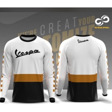 เสื้อ Vespa Italia TShirt เสื้อไมโครไฟเบอร์