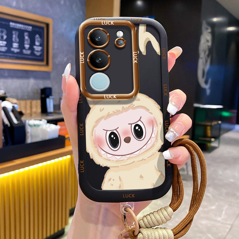 เคส VIVO V29 5G V29E 5G V29 Pro 5G เคสกระต่ายการ์ตูนพร้อมเชือกเส้นเล็ก