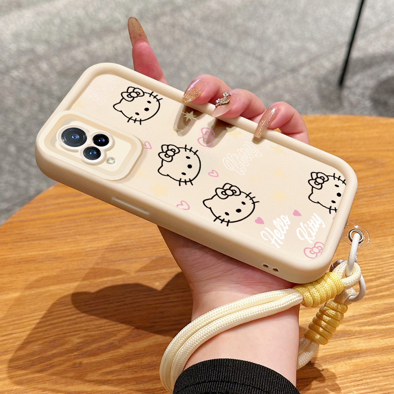 เคสสำหรับ VIVO V21 4G V21 5G เคสโทรศัพท์แมวสามสีซิลิโคนสายคล้องกันกระแทก ราคา ถูกที่สุด ดีลบีเคเค แกลเลอรีภาพที่ 3