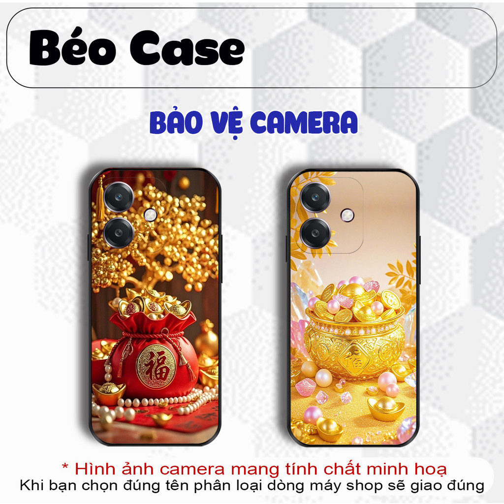 เคสยืดหยุ่น Oppo A3x Oppo A3 Oppo A5i กระเป๋าโชคลาภ