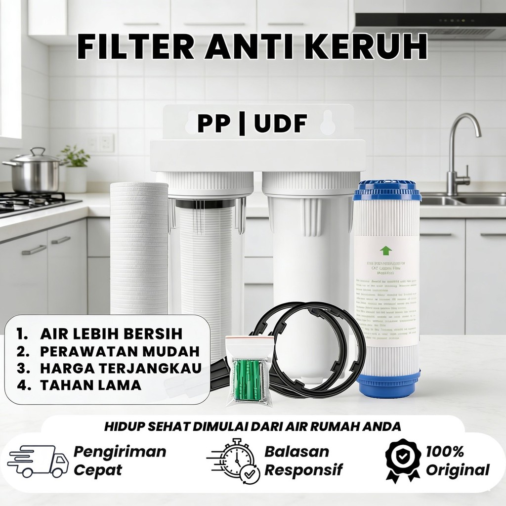 Der Doly Filter Housing 2 stage PP UDF - เครื่องกรองน้ําสะอาด