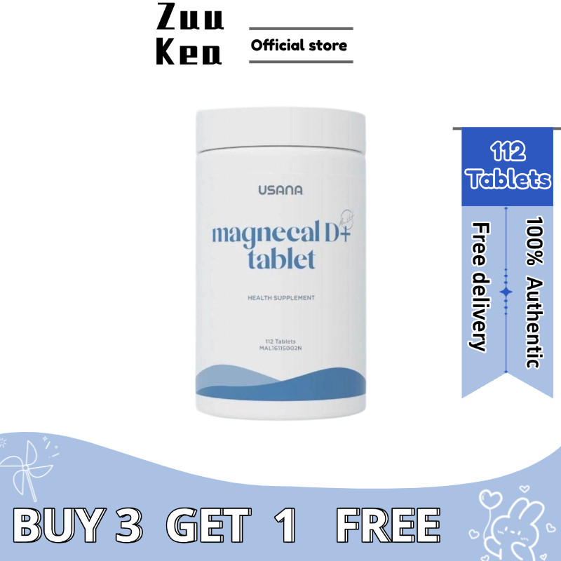 ซื้อ 3 ฟรี 1USANA MagneCal D(112 เม็ด)- Balanced Calcium Magnesium D อาหารเสริมเพื่อสุขภาพกระดูกและฟ