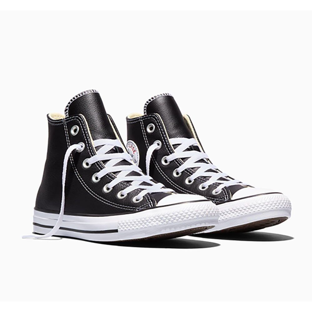 CONVERSE حذاء All Star Leather Hi — أسود