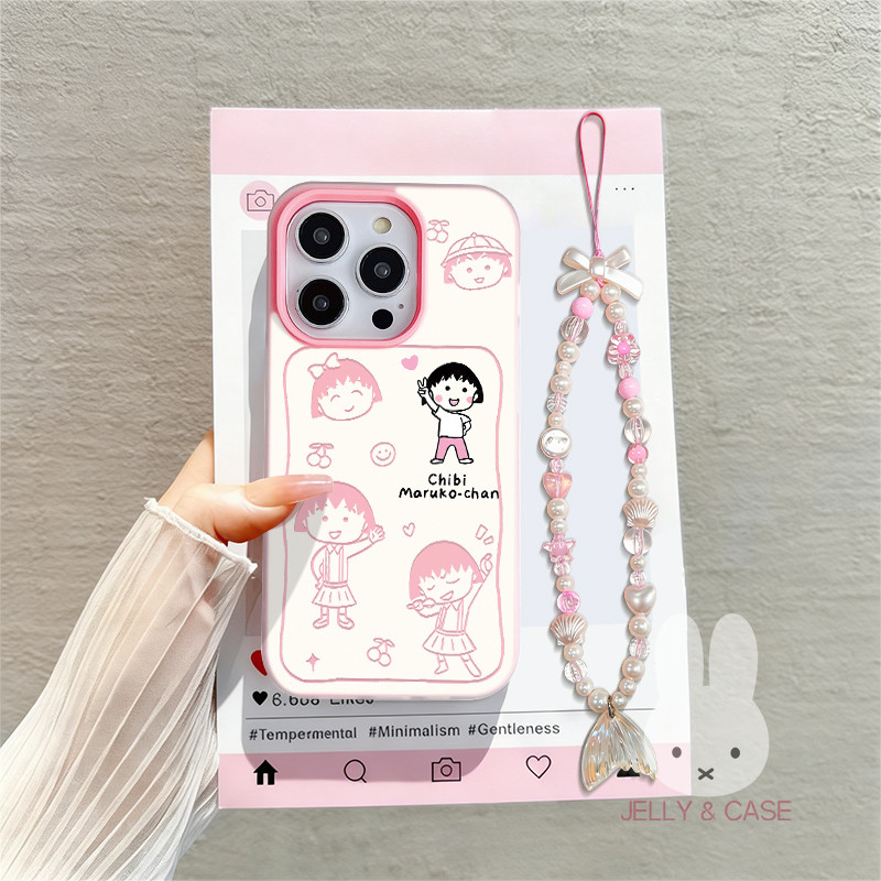 GANTUNGANน่ารักCherry Ball Jelly 2 In 1 LanyardกรณีVivo V60 Lite Y05 V70 Fe Y21D Y400 Y29 5G Y19S Pr