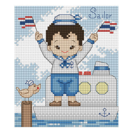 PINN SHOP ชุดปักครอสติช : ความไฝ่ฝันของผม (ทหารเรือ) [46-D]