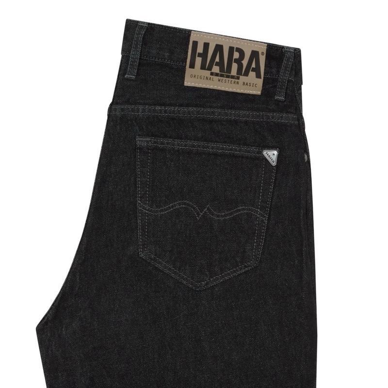 HARA Midnight Regular fit jeans กางเกงยีนส์ มิดไนท์ ด้ายเทา ขากระบอกใหญ่ 8.5-9 นิ้ว Midnight Classic HMR1-9131-02 - รูปที่ 3