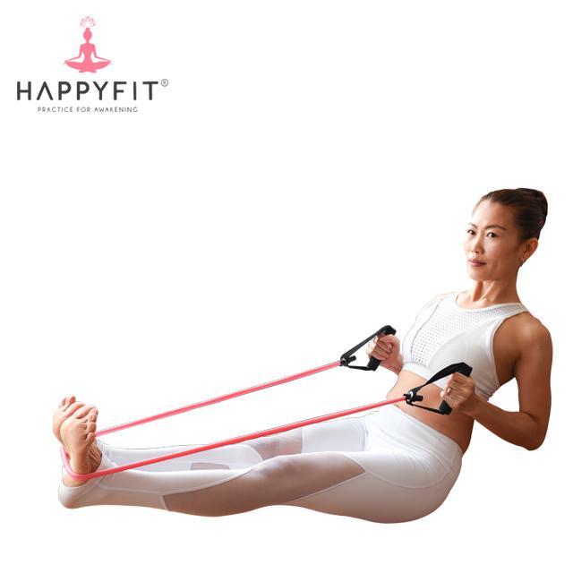 HAPPYFIT Resistance Toning Tube พร้อมที่จับ
