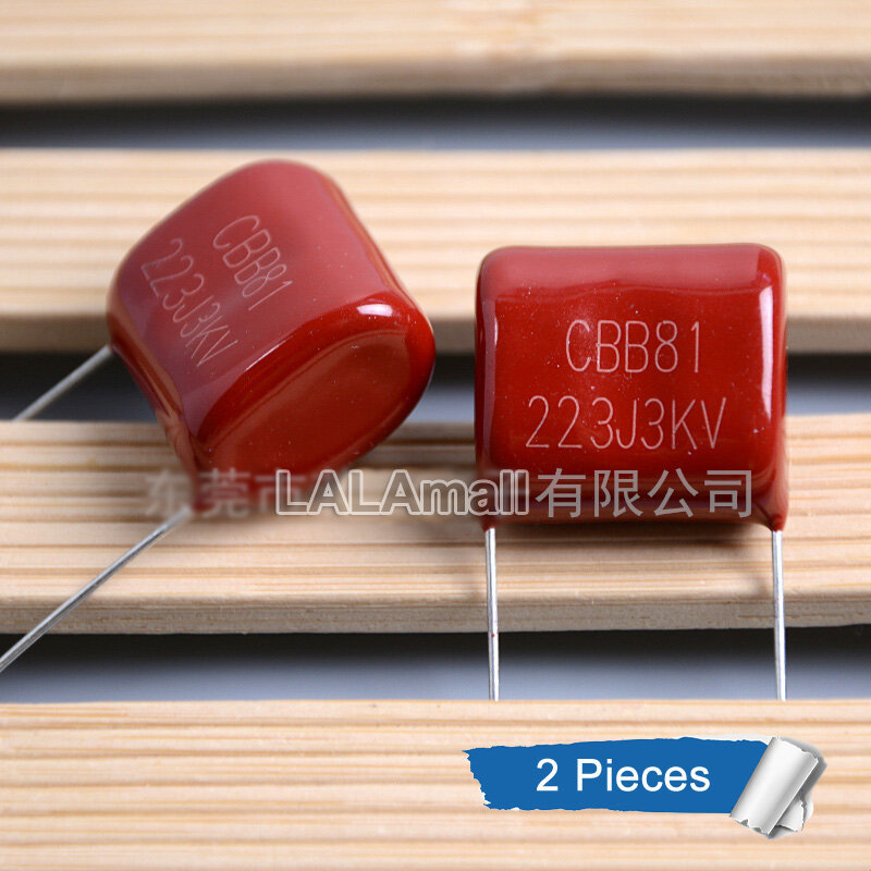 2pcs CBB 223J2KV 223J3KV Capacitor 223 2000V 3000V 223J 2KV 3KV P20mm CBB81 Metallized Film Capacito