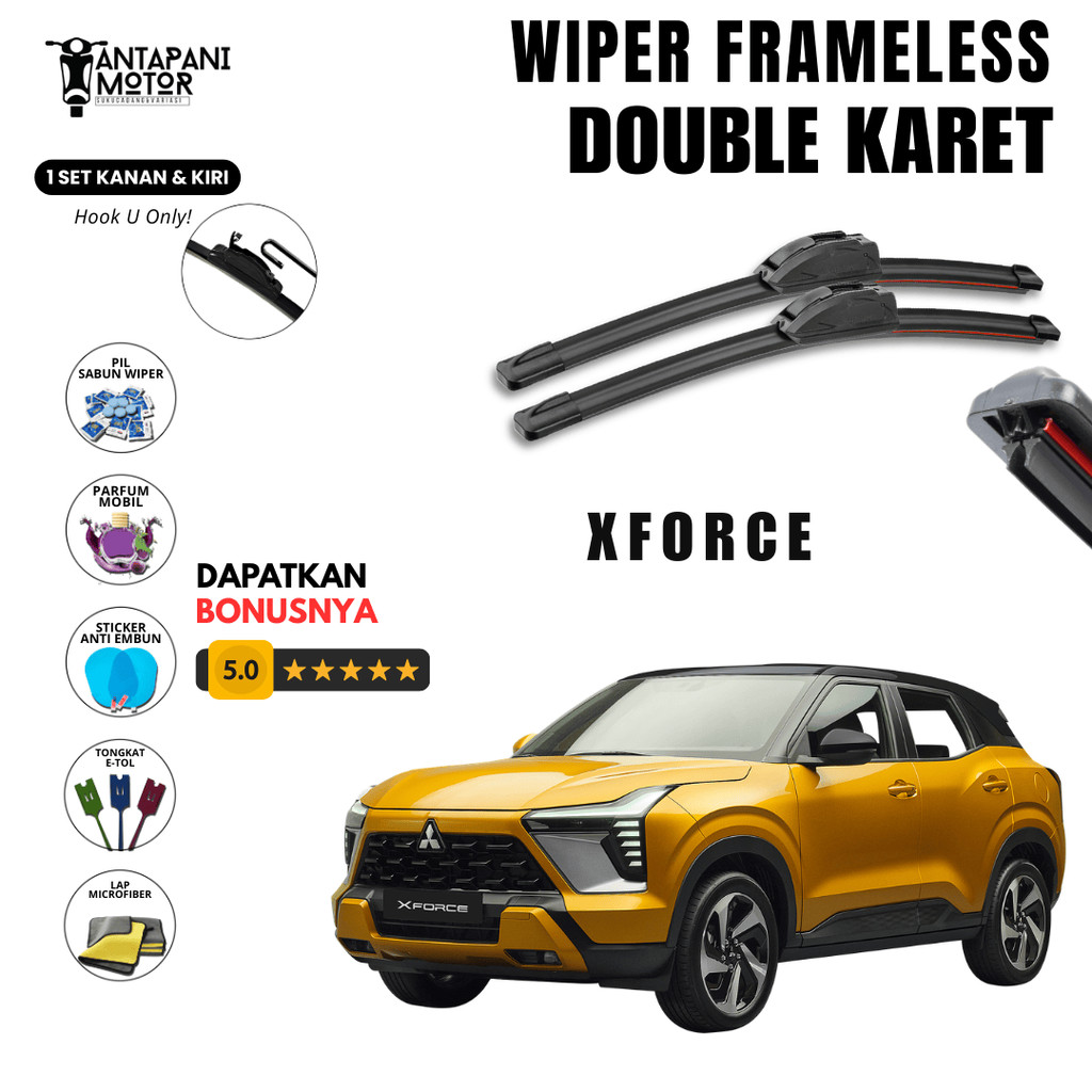 ที่ปัดน้ําฝน Mitsubishi XForce Dual ฟรี 5 โบนัส