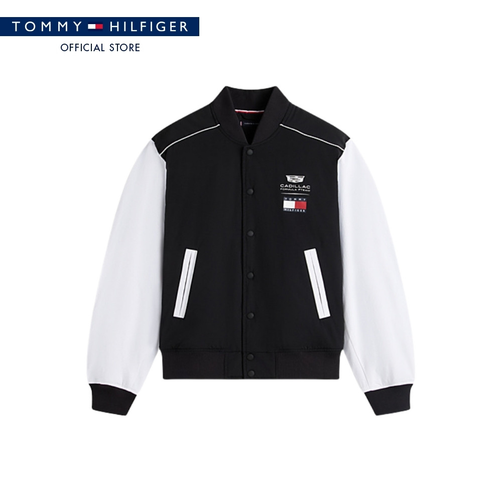 Tommy Hilfiger เสื้อแจ็คเก็ต ผู้ชาย รุ่น MN0MN00083 BDS - สีดำ