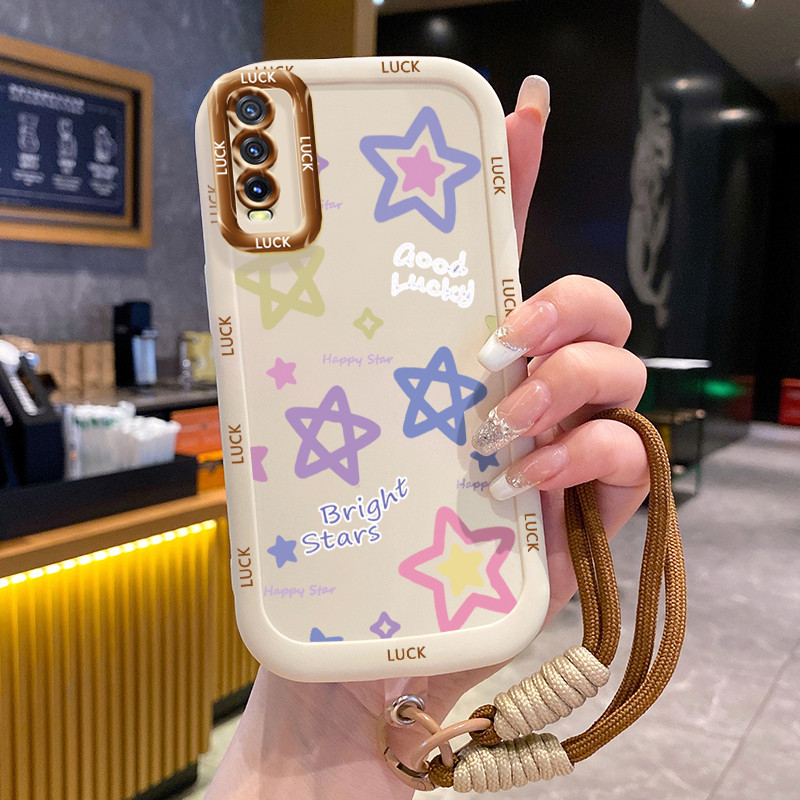 เคส VIVO Y20 Y20i Y20s Y20A Y20G Y12A Y12S Y11s เคส Little Star พร้อมเชือกเส้นเล็ก