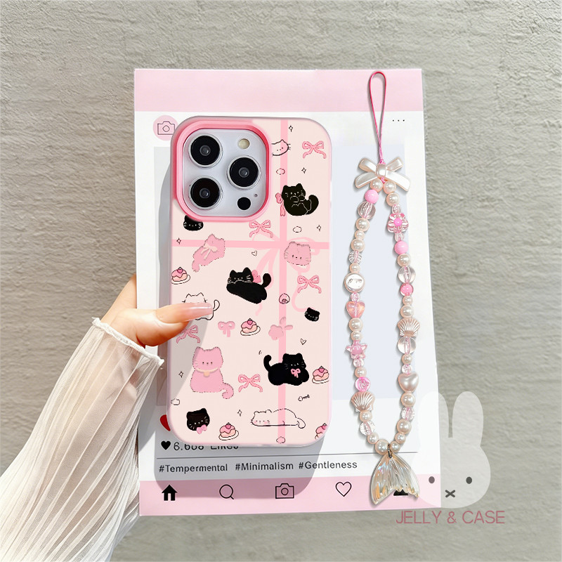 GANTUNGAN Cat Strap Jelly 2 In 1 Casing Oppo A6 Pro 5G A6T Pro 5G Reno 15F 5G 15 Pro Max A6S Reno 15