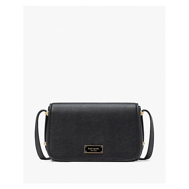 Kate Spade KJ911 BLK Liv Flap Crossbody กระเป๋าสะพายผู้หญิง สี Black