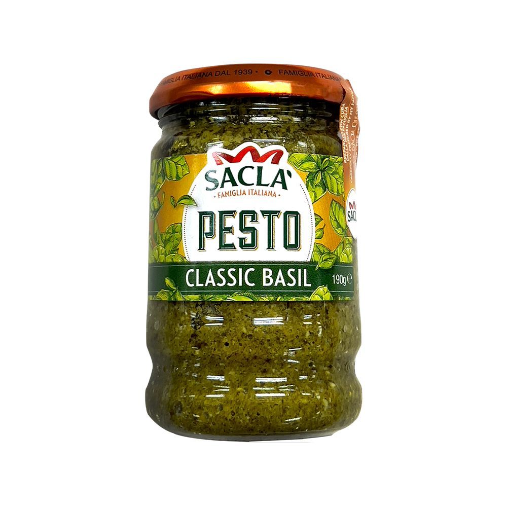 🐙 แซคล่า เพสโต้คลาสสิคเบซิล 190ก. 🐟 SACLA CLASSIC BASIL PESTO 190G 🐞   🐒