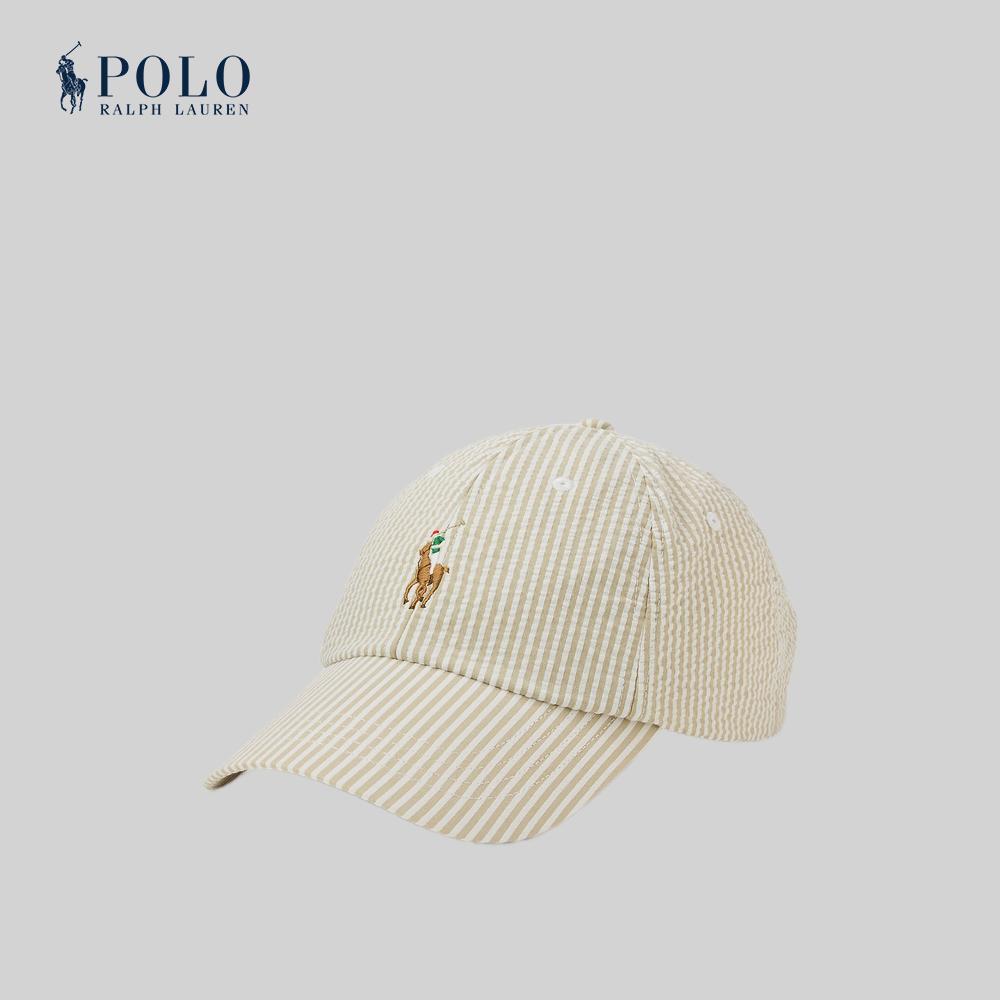 Polo Ralph Lauren หมวกผู้ชาย รุ่น MAPOHGS0J422496 สีเบจ