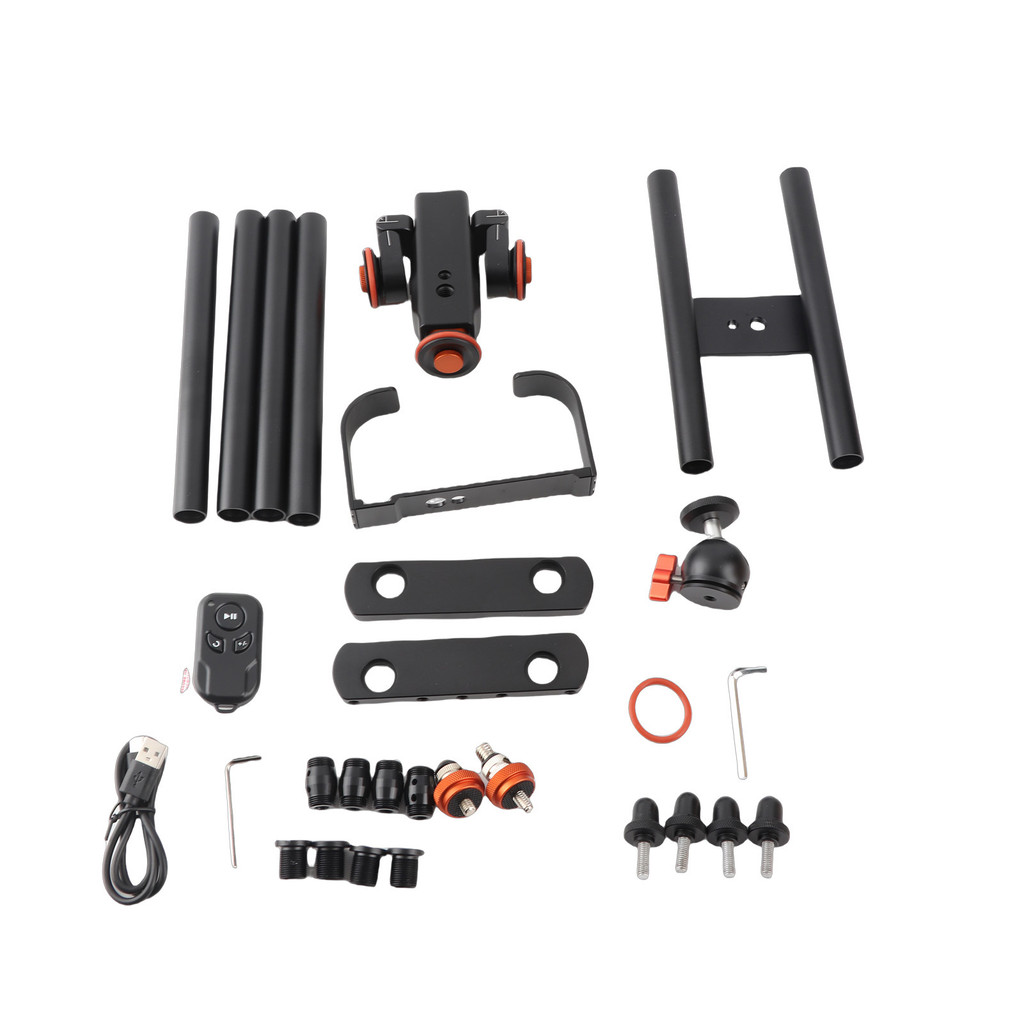 [Mamamoo1-Fast Ship] Andoer Camera Video Dolly Slider Kit with 3 ล้อ Auto Car 3 ความเร็วปรับได้ + 60