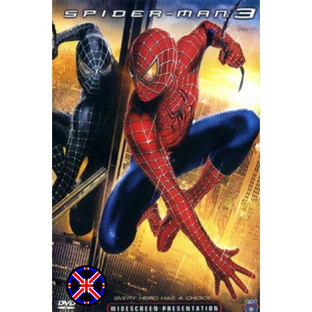 DVD Movie ระบบเสียงไทย SPIDER-MAN 3 (2007) ไอ้แมงมุม สไปเดอร์แมน 3