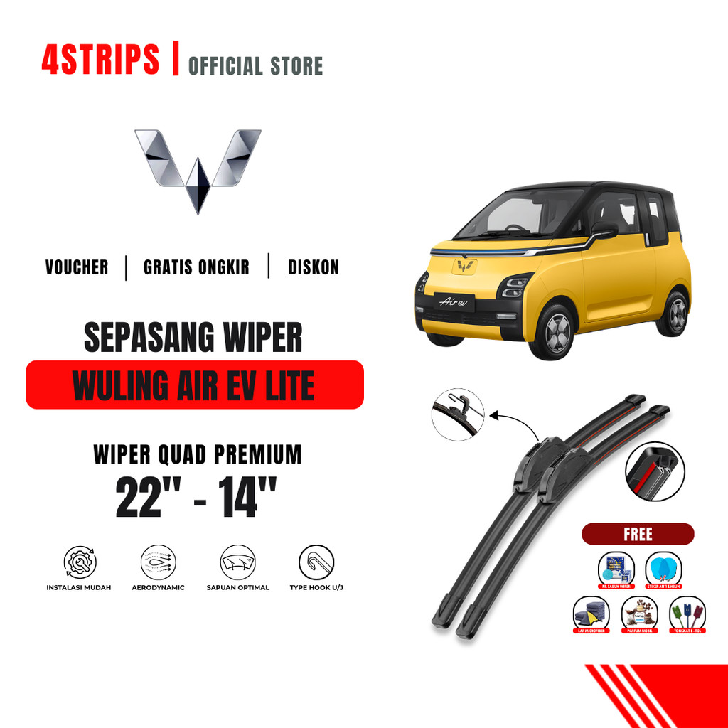 Wuling Air Ev Quad ที่ปัดน้ําฝนกระจกรถยนต์ฟรี 5 โบนัส