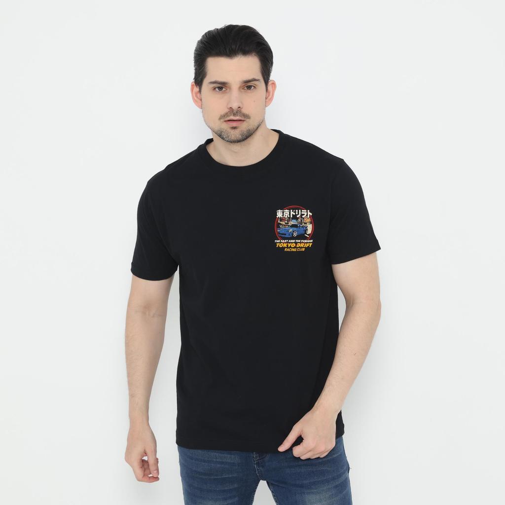 Trafficroom Band เสื้อยืดผู้ชาย Vintage TR TOKYO DRIFT RC เสื้อยืด