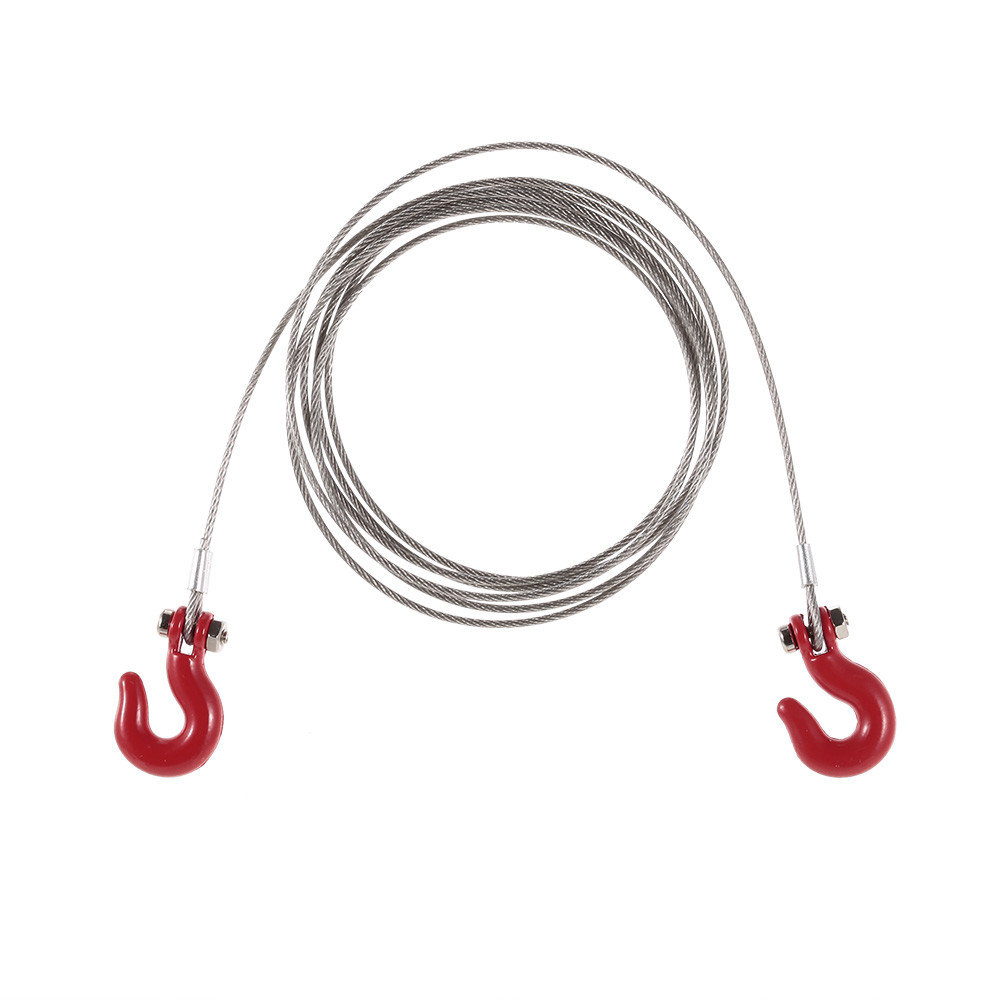 [2026 คลังสินค้าพร้อม] 1/10 RC Trailer Hook Tow Chain Shackle สําหรับ Axial SCX10 TF2 Crawler Part