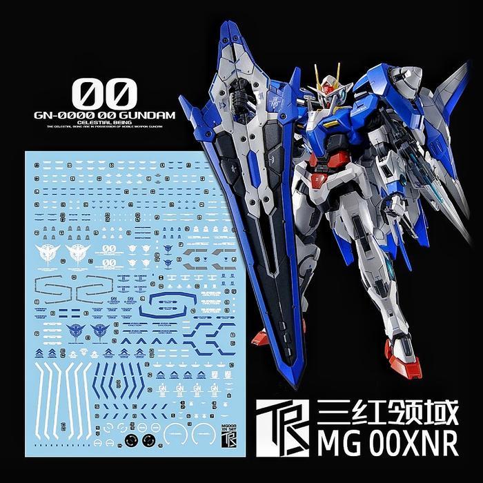 MG 1/100 GUNDAM 00 XN RAISER WATER DECAL TRANSAMSPHERE DECAL