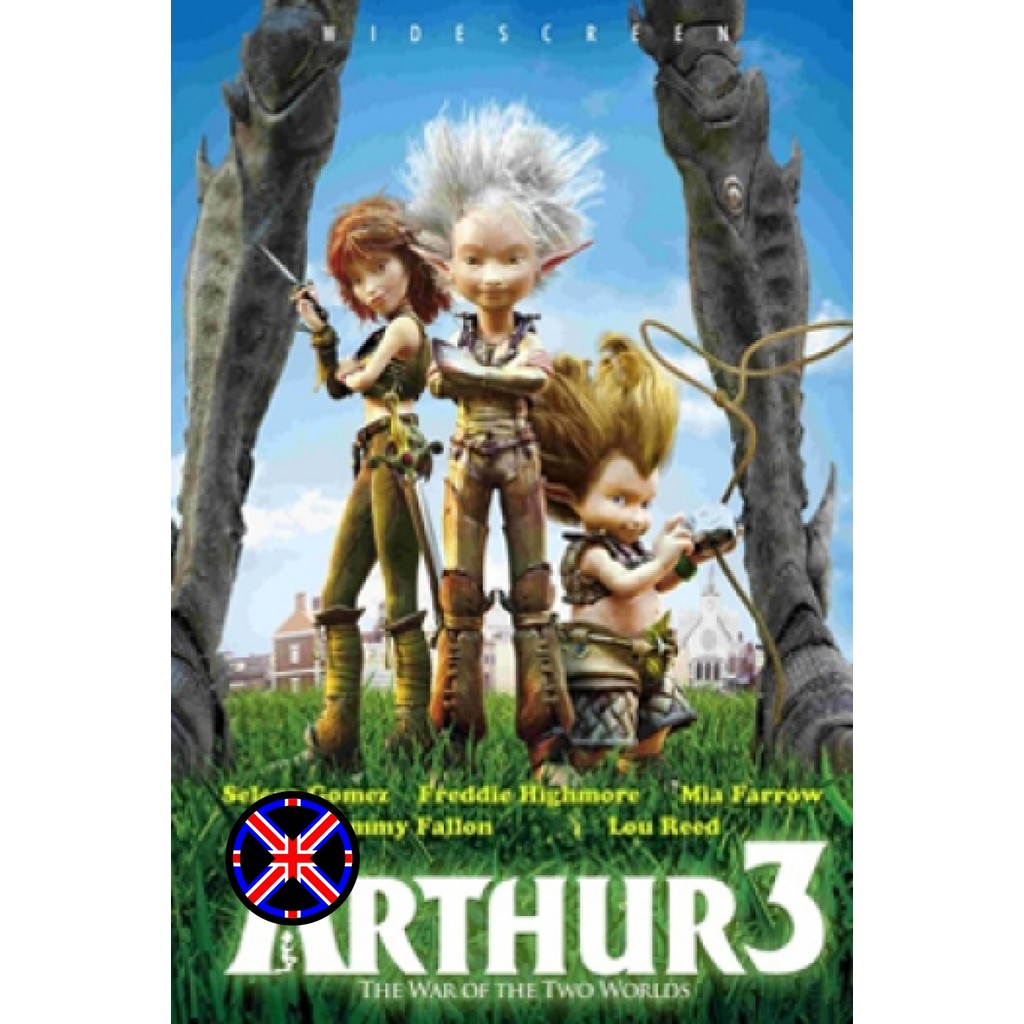 DVD การ์ตูน พากย์เสียงไทยชัดๆ Arthur 3 The War of the Two Worlds