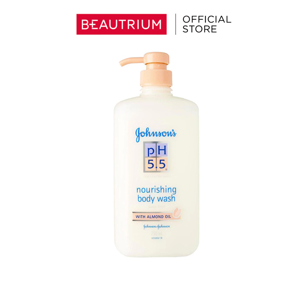 JOHNSON&JOHNSON PH5.5 2in1 Almond Body Wash 750 ml ผลิตภัณฑ์ทำความสะอาดผิวกาย