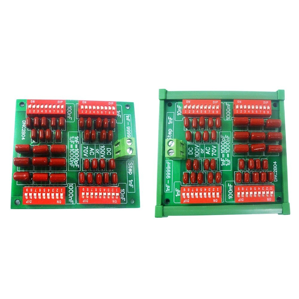 [KFG]1nF ถึง 9999nF Step 1nF แผ่นตัวเก็บประจุแบบตั้งโปรแกรมได้ ตัวเก็บประจุฟิล์มโพรพิลีน