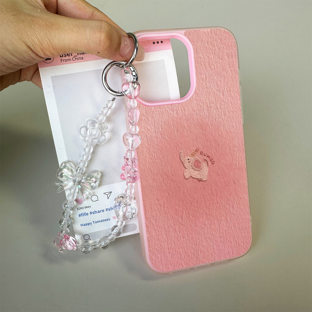 MERAH GANTUNGAN Animal [K_Aliansi] เคสสีชมพู Samsung A06 5G A57 A37 A17 A07 A56 A36 A35 A16 A15 A26 