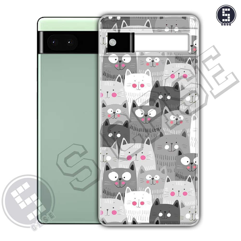 เคสสําหรับ Google Pixel 6 Pro Pixel 6A Pixel 6 หลายรุ่น SLC02 Love Cats