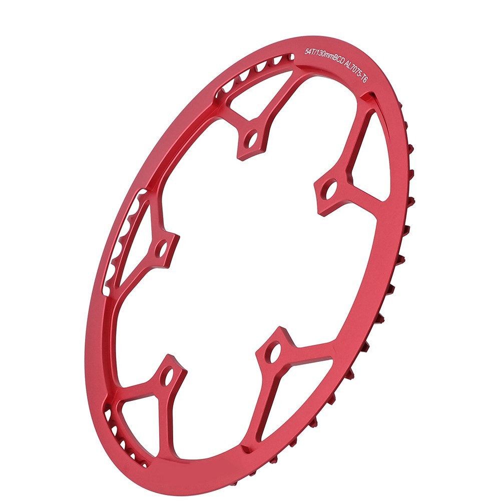 stock54T Folding Bike Chainring 130BCD Single Chainring 12 Speed with Chain Guard