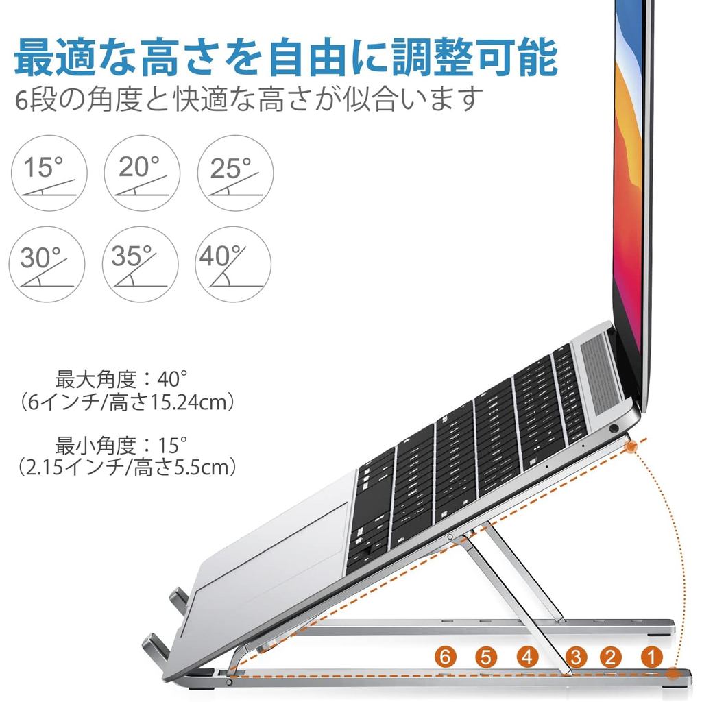 High quality products Directly from Japan Laptop Stand PC Stand Improved Foldable Laptop Stand Noteb