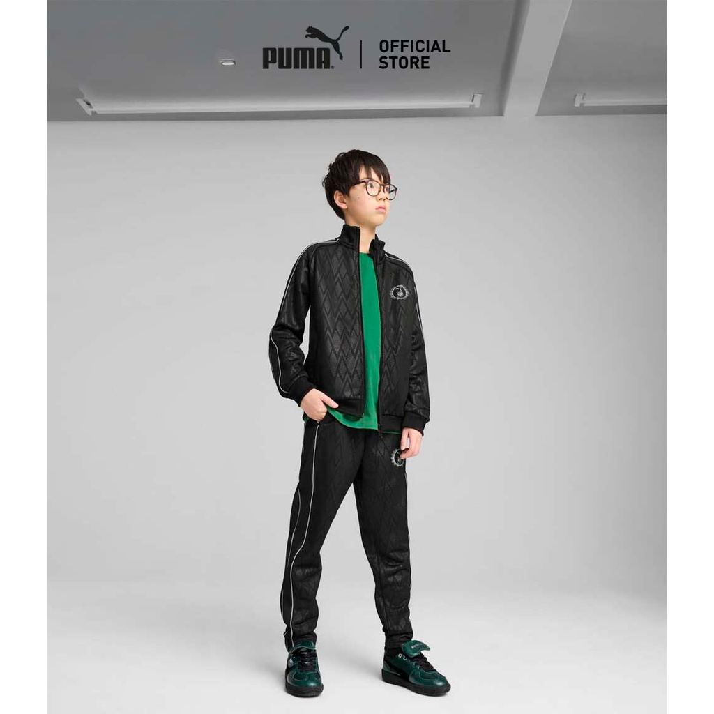 PUMA Kids กางเกงกีฬาเด็กโต PUMA x HARRY POTTER T7 สีดำ - 63008101