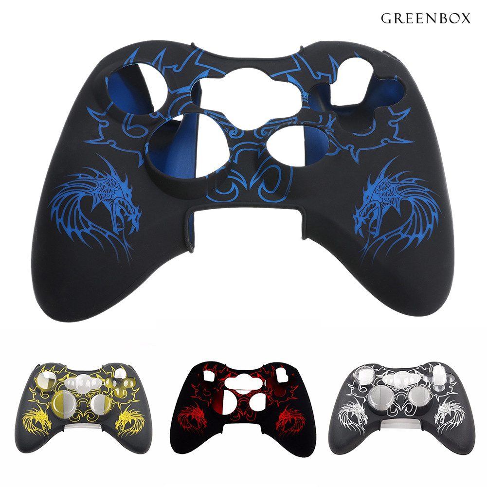 Greenbox Soft Silicone Kylin Protective Controller Case Cover Skin สําหรับ Xbox360