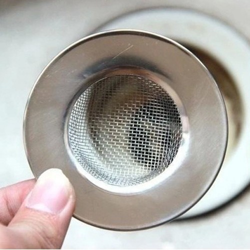 [AMANDA] 1PC 7.5CM Stainless Steel Round Floor Drain Filter Sink Waste Filter