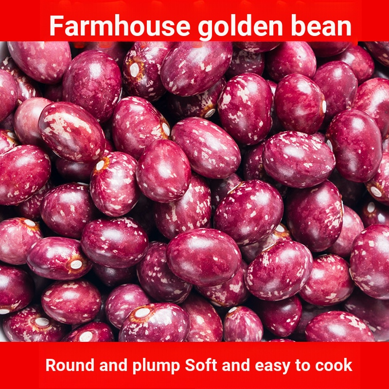 Yunnnan Canary Beans Sparrow Egg Beans Farm สินค้าใหม่ Big Red Beans รอบ Kidney Beans ข้าวถั่วทั้งธั