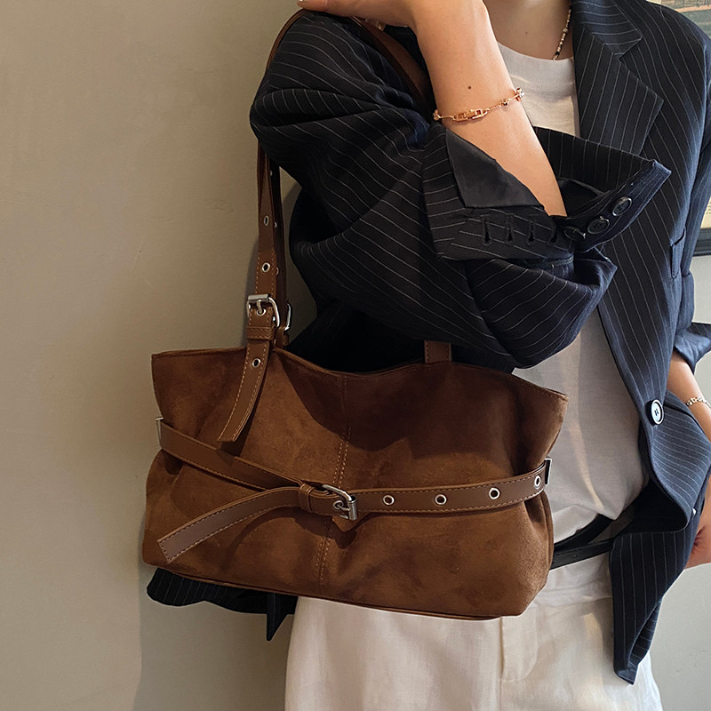 กระเป๋าสะพายข้างสำหรับเดินทางด้วยหนังนิ่ม .capacity ขนาดใหญ่ - รูปที่ 2