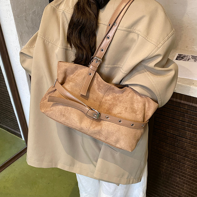 กระเป๋าสะพายข้างสำหรับเดินทางด้วยหนังนิ่ม .capacity ขนาดใหญ่ - รูปที่ 3