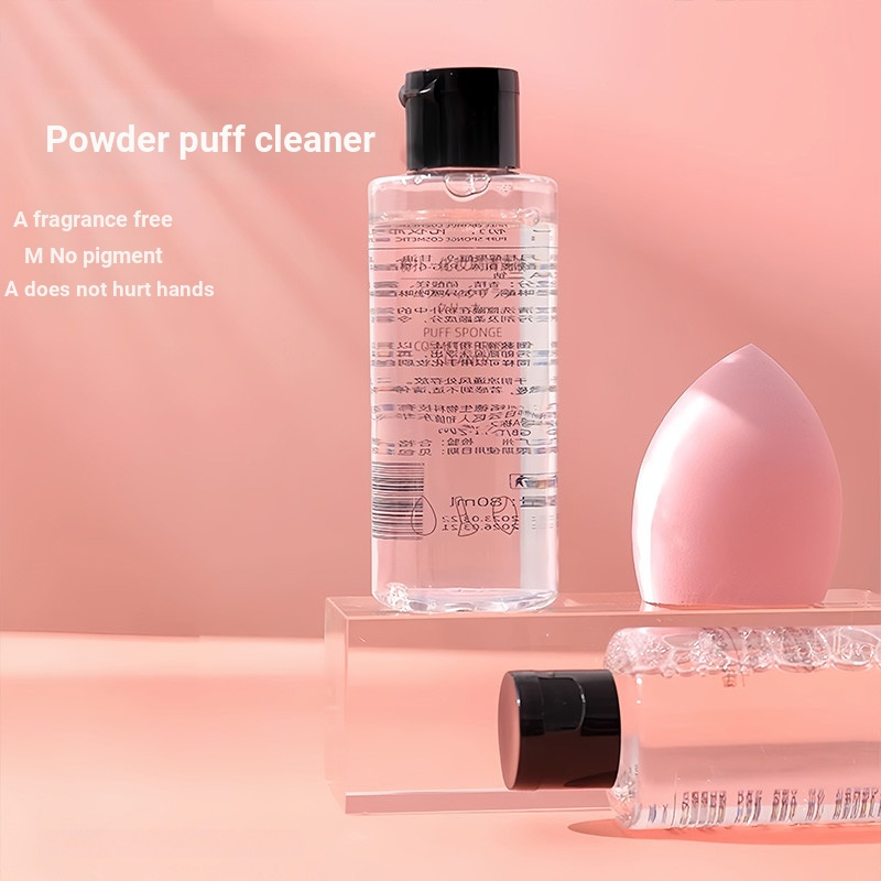 พัฟทําความสะอาด 80ml ทําความสะอาดแปรงแต่งหน้า Beauty Egg Cleaner พัฟเครื่องมือแต่งหน้าทําความสะอาด
