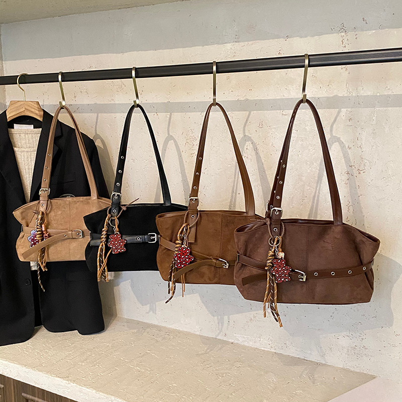 กระเป๋าสะพายข้างสำหรับเดินทางด้วยหนังนิ่ม .capacity ขนาดใหญ่ - รูปที่ 7