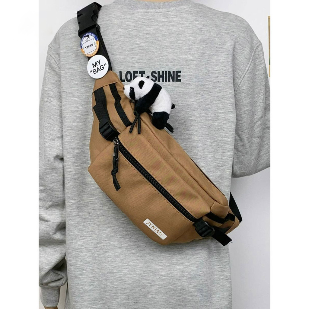 กระเป๋าคาดหน้าอกสไตล์ญี่ปุ่น สำหรับกิจกรรมกลางแจ้งและสวมใส่ง่ายในชีวิตประจำวัน