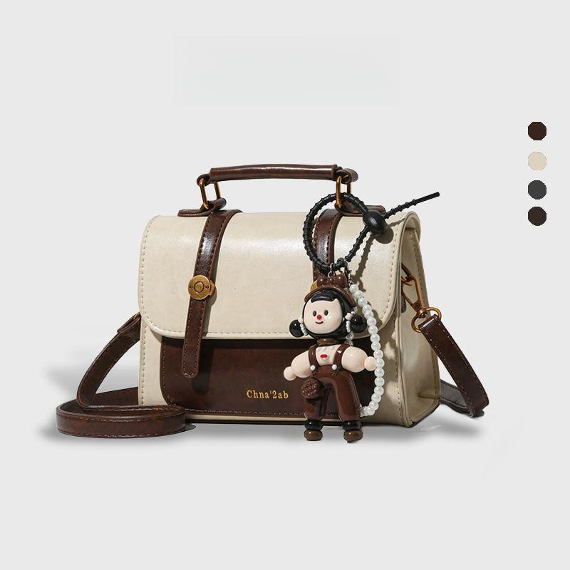 High-End Retroกระเป๋าผู้หญิงสไตล์ใหม่ฤดูใบไม้ผลิฤดูร้อนAll-Match Messengerกระเป๋าแฟชั่นSuper Hotแบบพกพากระเป๋าสี่เหลี่ยมเล็ก - รูปที่ 4