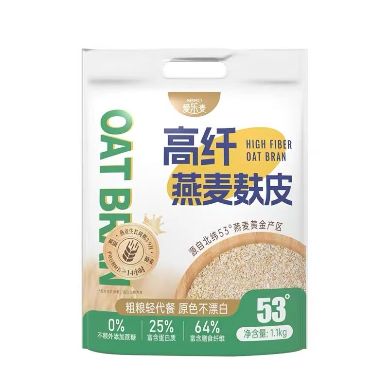[ปรัชญา] 53°British High Fiber Oat Bran 500g