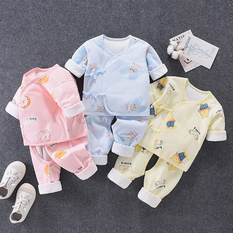 ชุดชั้นในสำหรับเด็ก ทำจากผ้าฝ้าย เหมาะสำหรับฤดูฝนถึงฤดูหนาว ชุดสองชิ้นแยกได้