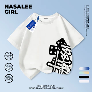 [กรุงเทพฯ จัดส่ง] เด็กผ้าฝ้ายสีดําเสื้อยืดการออกแบบการ์ตูนความรู้สึกทุกวันทุกการแข่งขันสนุกพิมพ์ฤดูร้อนระบายอากาศเสื้อผ้าแขนสั้นเหมาะสําหรับ3-16ชายหญิง