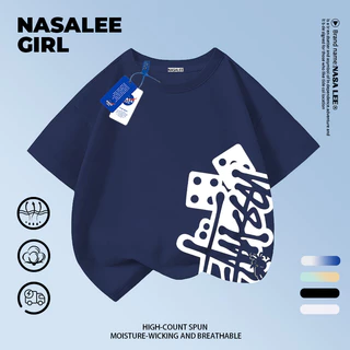 [กรุงเทพฯ จัดส่ง] เด็กผ้าฝ้ายสีดําเสื้อยืดการออกแบบการ์ตูนความรู้สึกทุกวันทุกการแข่งขันสนุกพิมพ์ฤดูร้อนระบายอากาศเสื้อผ้าแขนสั้นเหมาะสําหรับ3-16ชายหญิง