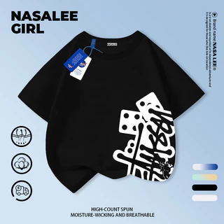 [กรุงเทพฯ จัดส่ง] เด็กผ้าฝ้ายสีดําเสื้อยืดการออกแบบการ์ตูนความรู้สึกทุกวันทุกการแข่งขันสนุกพิมพ์ฤดูร้อนระบายอากาศเสื้อผ้าแขนสั้นเหมาะสําหรับ3-16ชายหญิง
