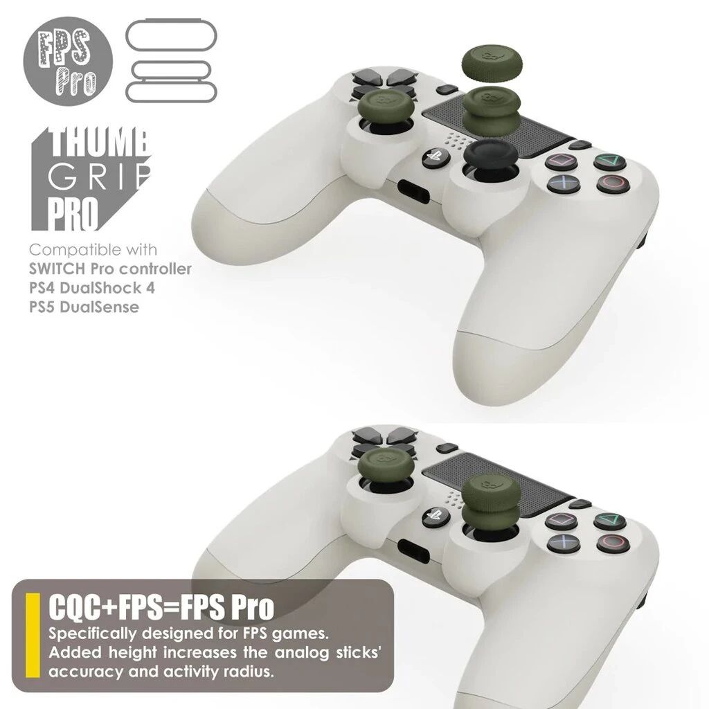 Skull & Co. Thumb Grip Set for PS4, PS5 และ Joy-Pro (แพ็ค 2-3 คู่)