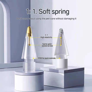 การเปลี่ยน Nib แบบนุ่มบาง: ไส้ดินสอ 4 ชิ้น/6 ชิ้นสําหรับ Apple Pencil 1/2/3rd (USB-C)/Pro
